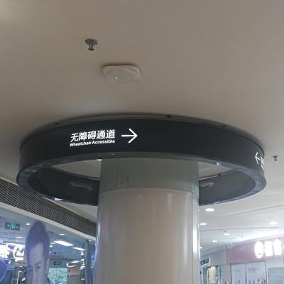 China Metro Stations and Airports hanging light box indoor directional hanging sign 86 for sale