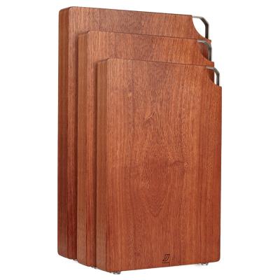 China Viable Wholesale Wooden Black Ebony Wooden Cutting Boards Kitchen Choppers for sale