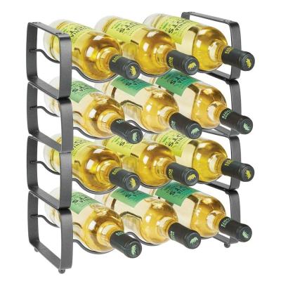 China Iron Metal Wine Beer Glass Bottle Holder For Fridge for sale