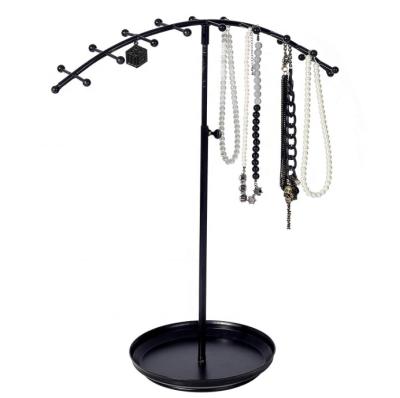 China Jewelry Store Necklace Hanging Counter Counter Rack Rack / Metal Necklace Display Rack for sale