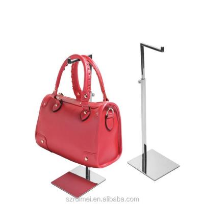 China Adjustable Knockdown Metal Handbag And Bag Display Stand for sale