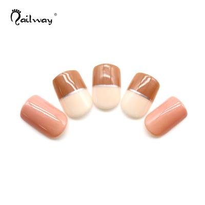 China Easy Apply Short Artificial Nails Art Nails Fashion False Nails Fake Artificial Nails Square Suppliers for sale