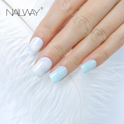 China Easy Apply Supplier Customized Various Type Colored Fake Nails Full Cover Fake Nails Press On Nails Sets for sale