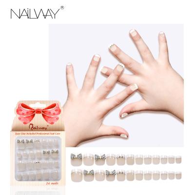 China Easy Apply Well-designed High Quality With Reasonable Price Press On Nails Kids Fake Nails for sale