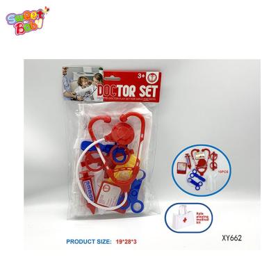 China XY662 Eco-friendly material plastic pretend play toy medicine mini suit kids toys doctor set toys for kids. for sale