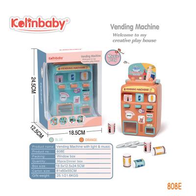 China 808E Kolinbaby vending machine with light and healthy kids play machine funny playhouse playhouse toy 18.5*12.5*24.5CM for sale