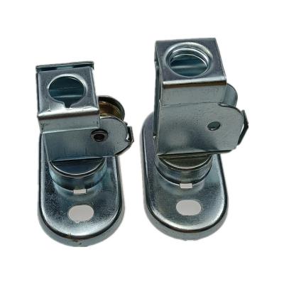 China No Burrs Top Pulley Seat Support Metal Stamping Parts Bag Hardware Furniture Hardware for sale