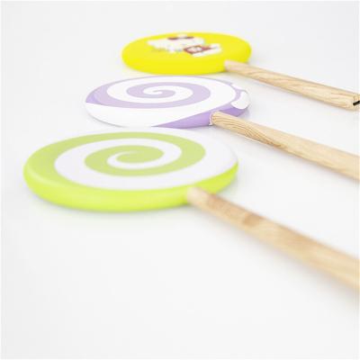 China Creative Gift Wireless Charger Pad Lollypop Shape Charging Induction Sweet Lollipop Mobile Phone Charger for sale