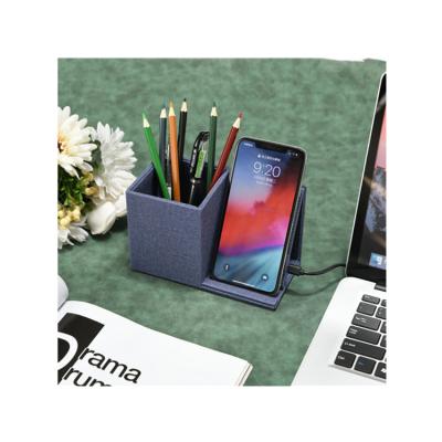 China High Tech Gift Multi Phone Holder Desk Stand Organizer 10W Fast Wireless Charger for sale