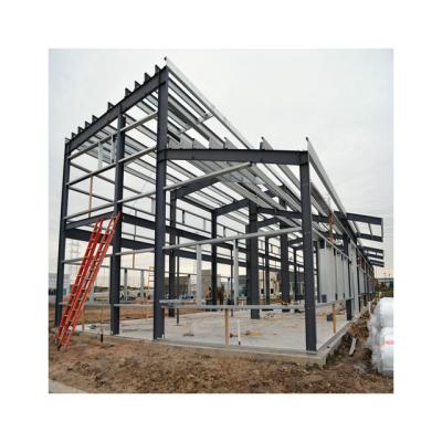 China House Light Workshop Portal Frame Steel Fabricated Steel Structure For Storage for sale