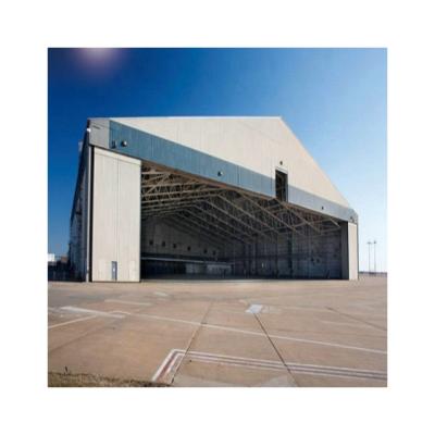 China Steel Workshop Pre-engineered Airplane Hangar Arch Truss Build Space Frame Exterior Aircraft Hangar Roof for sale