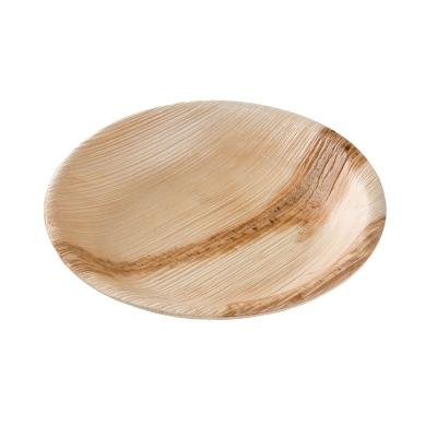 China Newell Biodegradable Hot Sale Manufacturer Disposable Eco-Friendly Biodegradable Palm Leaf Tableware 6 Inch Disposable Palm Leaf Dish For Home for sale