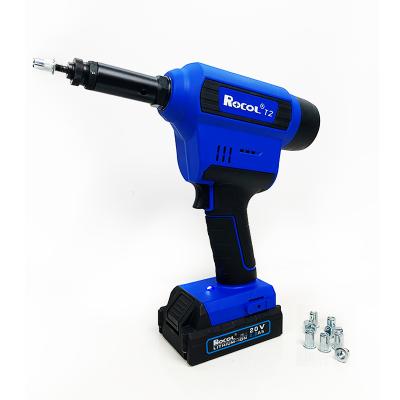 China Fast Speed ​​Stretching Force 28000N With LCD Screen Count Function Rivet Nut Battery Operated Tool RL-T2 for sale