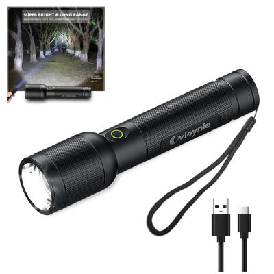 China Power Display/Zoomable/Dimmable/Portable/Rechargeable Small Brightest Dimmable High Lumen Waterproof Zoomable Pocket Super Rechargeable Led Flashlight for sale