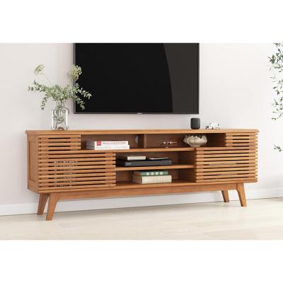 China Modern Solid Wood Convertible TV Cabinets Living Room Bedroom Furniture Console TV Stand Up TV Cabinet Unit for sale