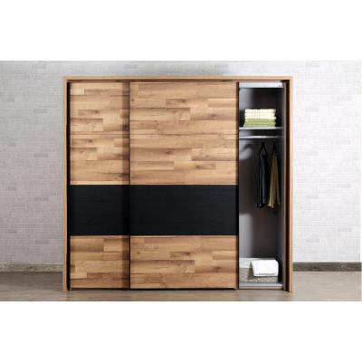 China Modern Modern Style Sliding Bedroom Furniture Wardrobes Bedroom Closet 2 Door Sliding Wardrobe for sale