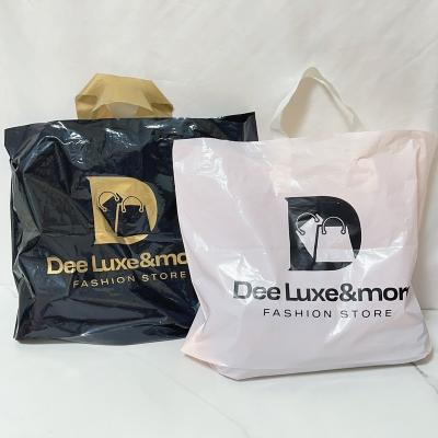 China BIODEGRADABLE Customize High Quality Shopping Handle Bags Packaging Plastic Bag With Your Own Logo Shopping Packing Suitcases Used To Load Laundry for sale