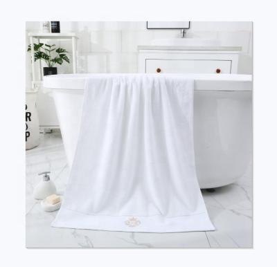 China Hotel Style Antimicrobial Wholesale High Quality 100% Cotton Towels for sale