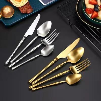 China Small Size Tableware Sets 304 Stainless Steel Sustainable Tableware Wholesale for sale