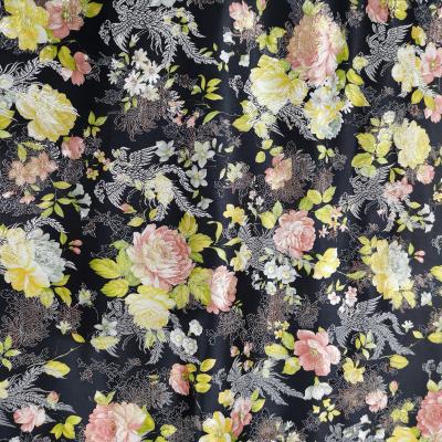 China Gorgeous metallic design fabric and brocade metallic jacquard for sale