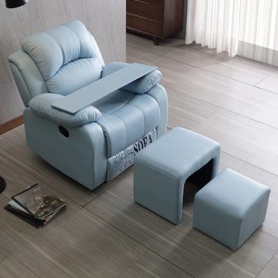 China Simple Massage Armchair Accent Leather Lounge Chairs Sofa Set Luxury Furniture Royal Modern Chairs For Living Room for sale