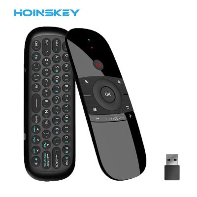 China Original New W1 Fly Air Keyboard Mouse 2.4G Wireless Mini Pc Mini Remote Control For Smart Android TV Rechargeable LED Indicator Light Mouse for sale