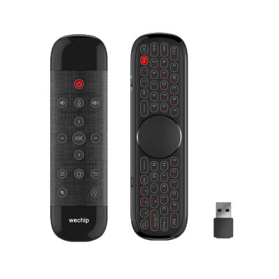 China 2020 new home appliances wechip W2 TV keyboard 2.4G air backlit wireless remote control mouse pro mini remote control for sale