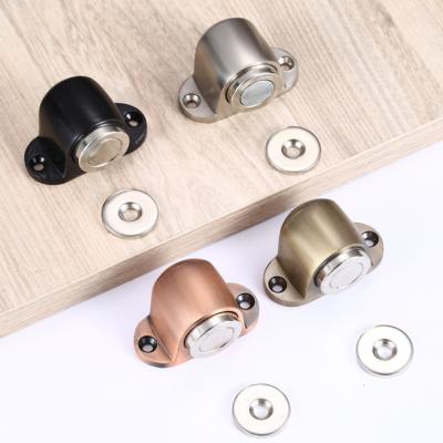 China Modern Zinc Door Handle Stopper Protector Under The Door Draft Stopper Magnetic Door Stopper for sale