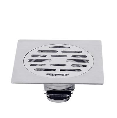 China Modern Stainless Steel SS201 Gold Shower Drain Shower Drain Antique Brushed Shower Drain With Trap for sale