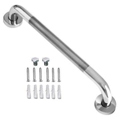 China Popular Shower Grab Bar Bathroom Grab Bar, Knurled Balance Bar, Safety Handrail Support Handicap Elderly Injury Top Handle for sale