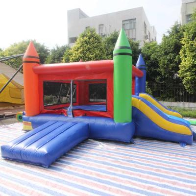 China PVC Commercial Air Castles Inflatable Jumping Combo Bounce House For Sale for sale