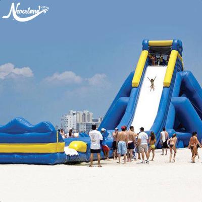 China 2019 Custom Commercial China Long Aqua Park Slip N PVC Giant Size Slides Kids Adult Inflatable Water Slide For Sale for sale