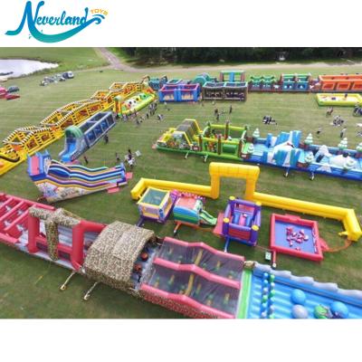 China PVC Crazy Game Inflatable 5k Obstacle Course,Adult Inflatable Obstacle Course For Sale for sale