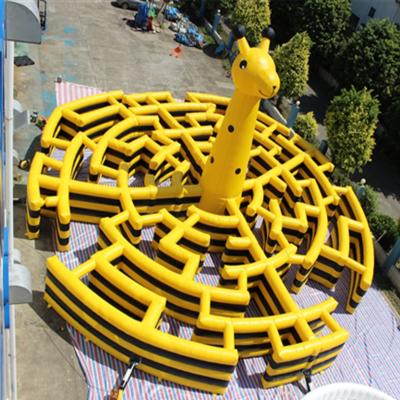 China Commercial Outdoor PVC Inflatable Maze, Large Inflatable Obstacle Course For Sale for sale