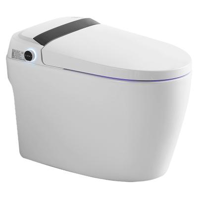 China Automatic Operation Ceramic Smart Rimless Toilet With Tank Cover Wholesale White Sale Bidet Bathroom Piece Modern Model Style for sale