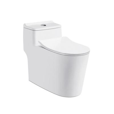 China P-stap Ceramic One-Piece Short Compact Bathroom Mini Commode Water Closet Dual Conce Tiny Flush White for sale