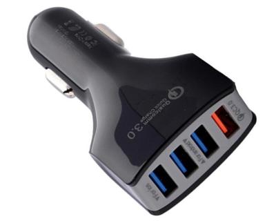 China Durable/4-Port/QC3.0/Nice looking high quality 5V 7A 4 usb qc3.0 wireless car charger for mobile phone for sale