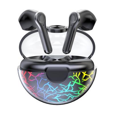 China Sound Perfect/Looking/Special 2022 Newly Released 2022 Newly LED Light Sports Mini Cute Transparent Colorful Portable Gaming 5.0 TWS Breathing Radios Earbuds ANC ANC for sale