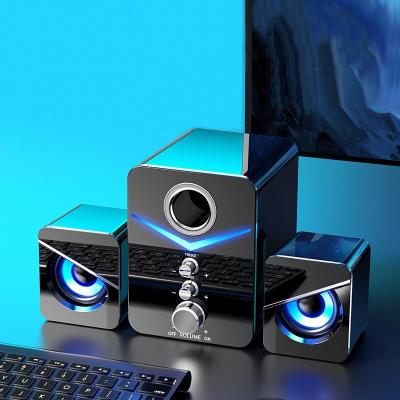 China Home Theater Boombox System PC Bass Subwoofer B'luetooth Portable Audio Player Speaker with USB and AUX Cable. for sale