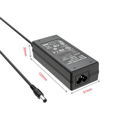 China 12v5000ma 12volt 5 amp 24v2.5a AC to Desktop DC Power Adapter MYX-125000 for sale