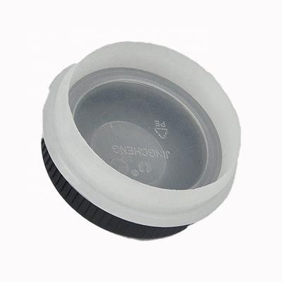 China Non spill 58mm plastic spout cap lubricant can with spout/HDPE cap, cap manufacturer China for sale