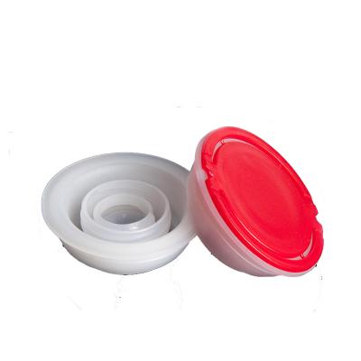 China Non Spill Cheap Liquid Xylene Glue Container Cap Screw Cap Plastic 50mm PVC Bottle for sale