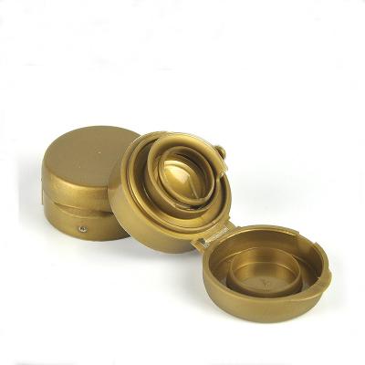 China Non Spill 28mm Plastic Flip Top Cap For PET Bottle Soy Sauce Cap Vinegar Cap for sale