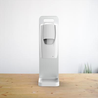 China Modern Aluminum Tabletop Automatic Liquid Soap Dispenser Hand Sanitizer Liquid Hand Sanitizer Dispenser Tray Stand for sale