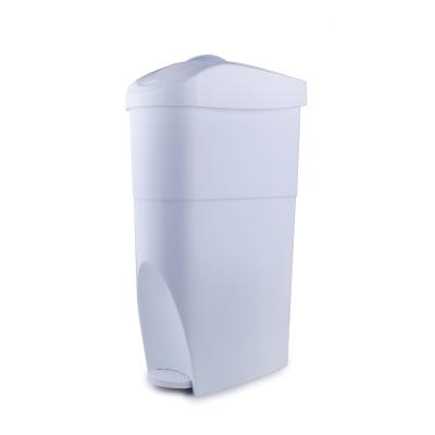 China Pretty Blue White Profile Feminine Hyginene Trash Bins Viable for sale