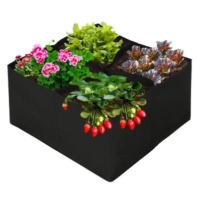 China Minimalist Fabric Raised Garden Bed Around Rectangular Planter Bag Container Felt Wall With Garden Bed for sale