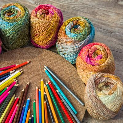 China Sale Yarncrafts Silk Hand Knitting Yarn Cheap Organic Polyester Anti-static Cotton Yarn For Crocheting for sale