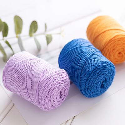 China Yarncrafts Anti-Static Fancy Cotton Soft Fluffy Multi Acrylic Crochet Hand Knitting Blended Yarn for sale