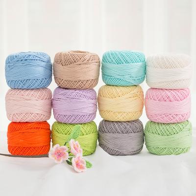 China Yarncrafts Anti-Static New Designs Various Netting Crochet Hand Knit 100% Cotton Yarns for sale