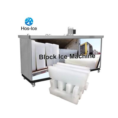 China Industrial Snacks Factory Ice Block Machine 1 Ton Direct Refrigeration Block Ice Machine With High Quality for sale